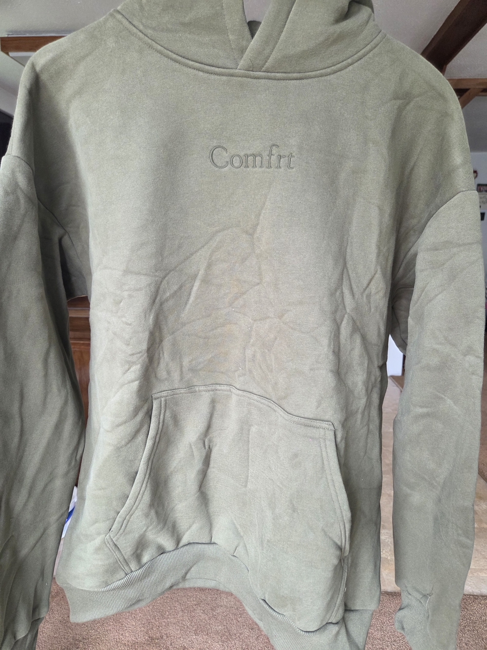 Comfort Olive Green Signature Hoodie